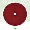 imageMr Pen Christmas Tree Skirt  48 Inch Red Knitted Christmas Skirt for Xmas TreesRed Knitted 2