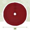 imageMr Pen Christmas Tree Skirt  48 Inch Red Knitted Christmas Skirt for Xmas TreesRed Knitted 3