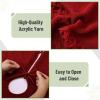 imageMr Pen Christmas Tree Skirt  48 Inch Red Knitted Christmas Skirt for Xmas TreesRed Knitted 3