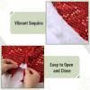 imageMr Pen Christmas Tree Skirt  48 Inch Red Knitted Christmas Skirt for Xmas TreesRed Sequin