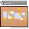 imageMr Pen Cork Board 24x48 Wood Frame Cork Bulletin Board Push Pin Board Cork Boards for Walls Corkboards for Wall Cork Board for OfficeBlack Framed