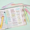 imageMr Pen Gel Highlighter 8 Pack Pastel Colors Bible Highlighters No Bleed No Bleed Highlighters Bible Highlighter Bible Markers Gel Highlighters for Bibles