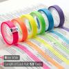 imageMr Pen Highlighter  12 Rolls 031 x 165 ft Bible Strips Colorful Transparent Removable For Books Highlighting Bible Tape