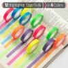 imageMr Pen Highlighter  12 Rolls 031 x 165 ft Bible Strips Colorful Transparent Removable For Books Highlighting Bible Tape