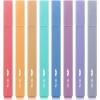 imageMr Pen Aesthetic Highlighters 8 pcs Jewel Tones Chisel Tip Cute Highlighters Assorted Colors Bible Highlighters and Pens No Bleed No Bleed Highlighters for Bible Pages No Bleed