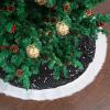 imageMr Pen Christmas Tree Skirt  48 Inch Red Knitted Christmas Skirt for Xmas TreesBlack
