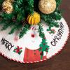 imageMr Pen Christmas Tree Skirt  48 Inch Red Knitted Christmas Skirt for Xmas TreesBurlap