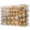 imageMr Pen Assorted Ball Ornaments Set 77 pcs Red Shatterproof Christmas Ornaments for TreeGold