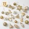 imageMr Pen Assorted Ball Ornaments Set 77 pcs Red Shatterproof Christmas Ornaments for TreeGold