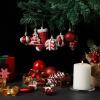 imageMr Pen Assorted Ball Ornaments Set 77 pcs Red Shatterproof Christmas Ornaments for TreeRed