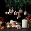 imageMr Pen Assorted Ball Ornaments Set 77 pcs Red Shatterproof Christmas Ornaments for TreeRose Gold