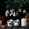 imageMr Pen Assorted Ball Ornaments Set 77 pcs Red Shatterproof Christmas Ornaments for TreeSilver