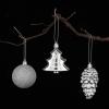 imageMr Pen Assorted Ball Ornaments Set 77 pcs Red Shatterproof Christmas Ornaments for TreeSilver