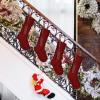 imageMr Pen Personalized Christmas Stockings with Wooden Name Tags Set of 4 18quot Red Cable Knit Stockings for Christmas Cable Knit Christmas Stocking for Christmas Large Knit Stockings Christmas