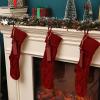 imageMr Pen Personalized Christmas Stockings with Wooden Name Tags Set of 4 18quot Red Cable Knit Stockings for Christmas Cable Knit Christmas Stocking for Christmas Large Knit Stockings Christmas