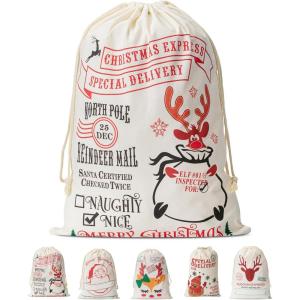 imageMr Pen Personalized Santa Sacks for Christmas 26x19 Santa Gift BagsStyle 4