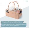 imageMr Pen Baby Diaper Caddy Organizer Rustic Warmth Baby Caddy Organizer with Handle Compact Size Collapsible ampamp Portable