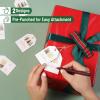 imageMr Pen Christmas Gift Tags 100 pcs with Hemp Rope 2 Designs Watercolor Plants Paper Tags Holiday Gift Tags with String Christmas Tags for Gifts Gift Bag Tags for Gift Bags