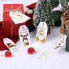 imageMr Pen Christmas Gift Tags 100 pcs with Hemp Rope 5 Designs Gold Foil Paper Holiday Gift Tags with String Christmas Tags for Gifts Gift Bag Tags for Gift Bags Gift Tag