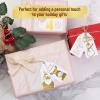 imageMr Pen Christmas Gift Tags 100 pcs with Hemp Rope 5 Designs Gold Foil Paper Holiday Gift Tags with String Christmas Tags for Gifts Gift Bag Tags for Gift Bags Gift Tag