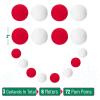 imageMr Pen Christmas Pom Pom Garland 3 Pack 196Ft Red ampamp White Pom Pom Garland Christmas Ball Garland Christmas Garlands for Decoration Christmas Felt Garland Felt Christmas Garland for Tree