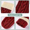 imageMr Pen Christmas Stockings 4 Pack 18quot Cream Stockings Christmas Stockings for Christmas Stocking Christmas Cream Knit Stockings Christmas Stocking Cream Christmas StockingsGreen  Red  Cream