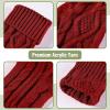 imageMr Pen Christmas Stockings 4 Pack 18quot Cream Stockings Christmas Stockings for Christmas Stocking Christmas Cream Knit Stockings Christmas Stocking Cream Christmas StockingsRed  Cream