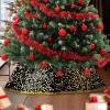 imageMr Pen Christmas Tree Collar 28quot Gold Sequin Base Cover for Artificial and Pencil Trees Xmas Tree CollarGold Sequin