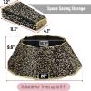 imageMr Pen Christmas Tree Collar 28quot Gold Sequin Base Cover for Artificial and Pencil Trees Xmas Tree CollarGold Sequin