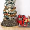 imageMr Pen Christmas Tree Collar 28quot Gold Sequin Base Cover for Artificial and Pencil Trees Xmas Tree CollarGold Sequin