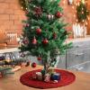 imageMr Pen Christmas Tree Skirt 36quot Red Knitted Christmas Skirt Tree Xmas Tree Skirt Christmas Skirts for Xmas Trees Skirt for Christmas Tree 36 Inch Tree Skirt 36 Inch Small Tree Skirt