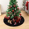 imageMr Pen Christmas Tree Skirt 48 inch Black Sequin Tree Skirt Christmas Skirt Tree Xmas Tree Skirt for Christmas Tree Christmas Skirts for Xmas Trees Black Christmas Tree Skirt Black