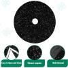 imageMr Pen Christmas Tree Skirt 48 inch Black Sequin Tree Skirt Christmas Skirt Tree Xmas Tree Skirt for Christmas Tree Christmas Skirts for Xmas Trees Black Christmas Tree Skirt Black