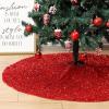 imageMr Pen Christmas Tree Skirt 48 inch Red Sequin Tree Skirt Christmas Skirt Tree Xmas Tree Skirt for Christmas Tree Christmas Skirts for Xmas Trees Red Christmas Tree Skirt 48 Inches