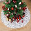 imageMr Pen Christmas Tree Skirt 48 inch Silver Sequin Tree Skirt Christmas Skirt Tree Xmas Tree Skirt for Christmas Tree Christmas Skirts for Xmas Trees Silver Christmas Tree Skirt Silver