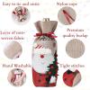 imageMr Pen Christmas Wine Bags  4 Pack Burlap Wine Bottle Covers with Drawstring for Holidays4