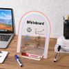 imageMr Pen Clear Acrylic Board with Stand 118quot x 89quot 3 Markers Rainbow Theme Acrylic Board for Desk Clear Acrylic Dry Erase Board with Stand Clear Dry Erase Board for Desk