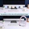 imageMr Pen Clear Acrylic Board with Stand 118quot x 89quot 3 Markers Rainbow Theme Acrylic Board for Desk Clear Acrylic Dry Erase Board with Stand Clear Dry Erase Board for Desk
