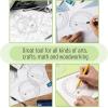 imageMr Pen Clear Protractor 4 Inch 24 Pack Clear Plastic Small Protractor School2 Pcs