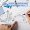 imageMr Pen Clear Protractor 4 Inch 24 Pack Clear Plastic Small Protractor School24 Pcs