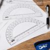 imageMr Pen Clear Protractor 4 Inch 24 Pack Clear Plastic Small Protractor School3 Pcs