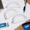 imageMr Pen Clear Protractor 4 Inch 24 Pack Clear Plastic Small Protractor School3 Pcs
