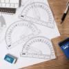 imageMr Pen Clear Protractor 4 Inch 24 Pack Clear Plastic Small Protractor School3 Pcs