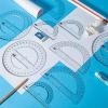 imageMr Pen Clear Protractor 4 Inch 24 Pack Clear Plastic Small Protractor School9 Pcs