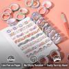 imageMr Pen Cute Washi Tape for Journaling 24 Rolls 12 x 75mm Wide ampamp 12 x 15mm Wide 3 MeterRoll Decorative Gold Foil Washi Tape Set