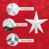 imageMr Pen Glitter Star Tree Topper 8Inch White Star Christmas Tree Topper Star Christmas Tree Star Topper Christmas Tree Toppers Christmas Star Tree Topper Star for Christmas Tree Top Star