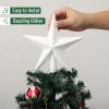 imageMr Pen Glitter Star Tree Topper 8Inch White Star Christmas Tree Topper Star Christmas Tree Star Topper Christmas Tree Toppers Christmas Star Tree Topper Star for Christmas Tree Top Star