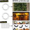 imageMr Pen Halloween Decoration Hanging Bats 3 Sizes 18 pcs Outdoor Hanging Bats Halloween