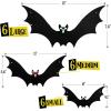 imageMr Pen Halloween Decoration Hanging Bats 3 Sizes 18 pcs Outdoor Hanging Bats Halloween