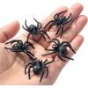 imageMr Pen Halloween Plastic Spiders  Black 30 pcs Small Fake Spiders for Decorations